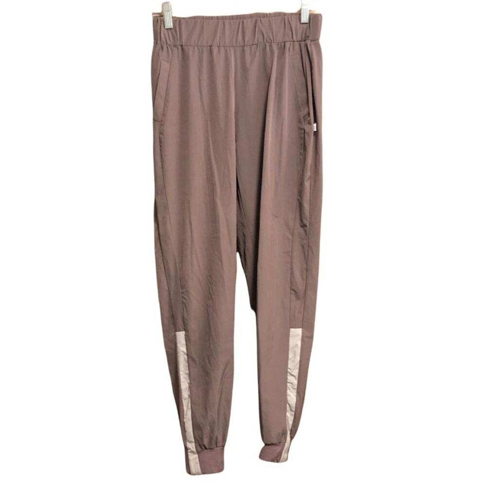 Kay Unger Taupe Active Media Pocket Joggers Size Small